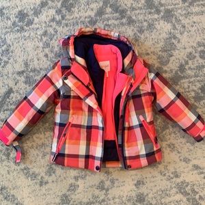 Girls 2-in-1 Hooded Snow Jacket